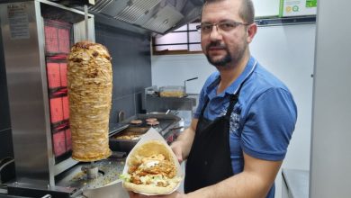 معلم شاورما فلسطيني